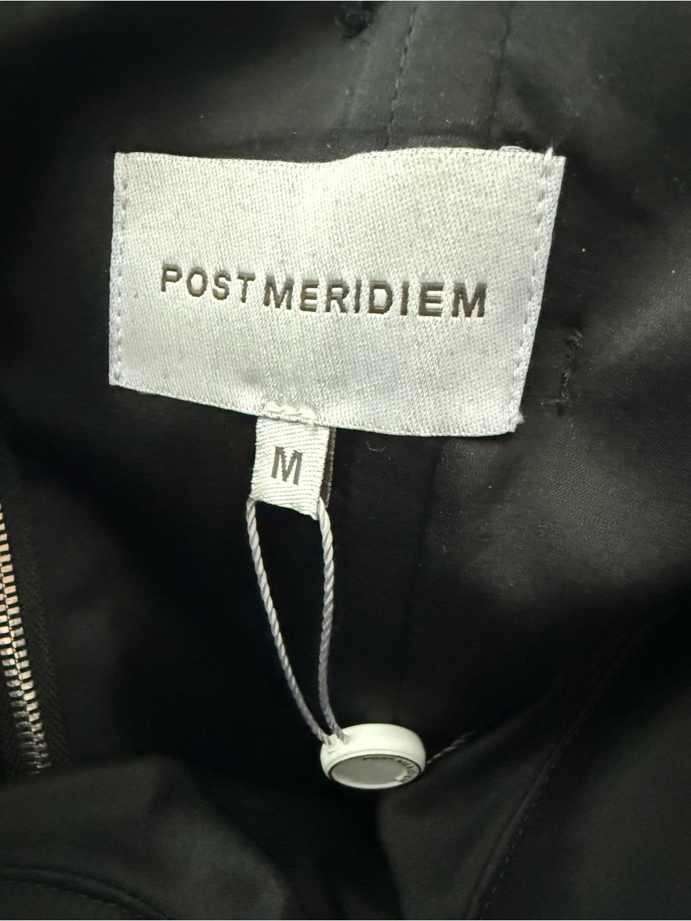 Post Meridiem Black Off-Shoulder Ruffle Mini Dress. Size M - Picture 4 of 11